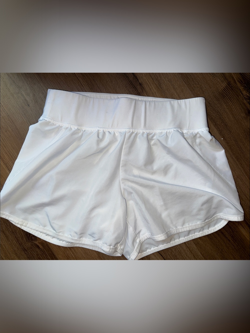 DSG White Women's Athletic Running Shorts